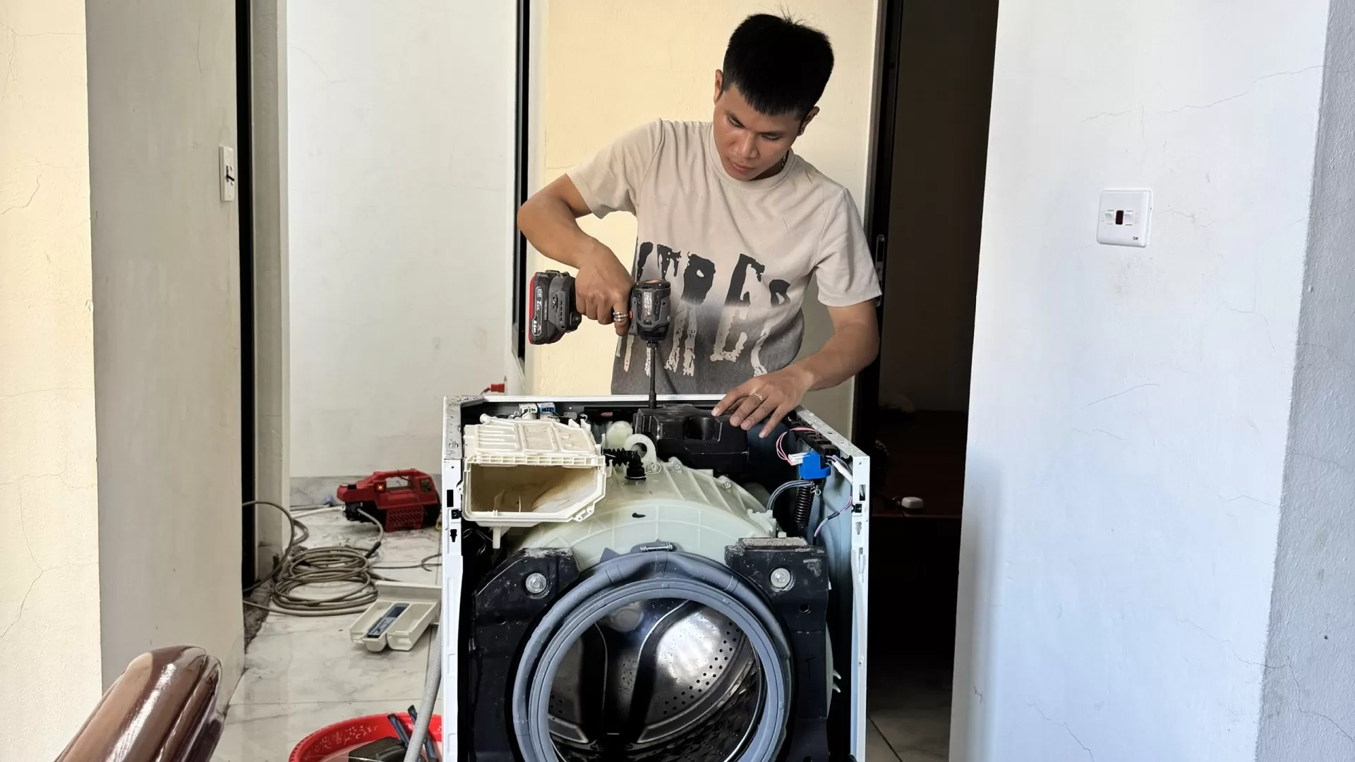 Bảo dưỡng máy giặt